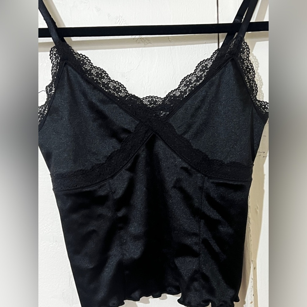H&M Black Lace Detail Chemise